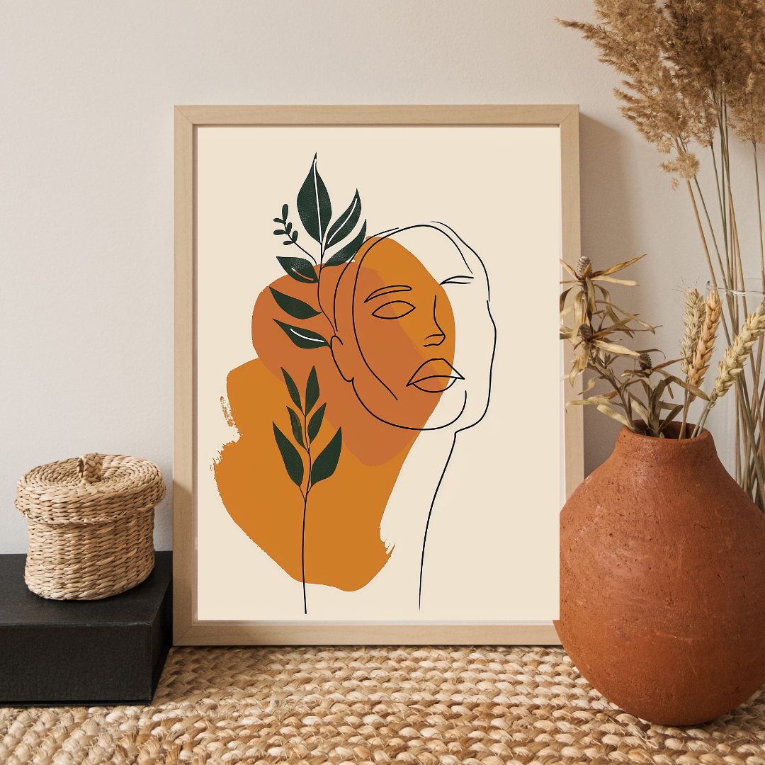 Bohemian Harmony – Line Art Gallery Wall Set