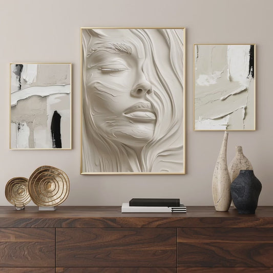 Flowing Hair – Abstract Feminine Wall Art Print